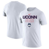 Nike White UConn Huskies 2023 On Court Bench T-Shirt