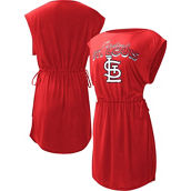 G-III 4Her by Carl Banks Women's Red St. Louis Cardinals G.O.A.T Swimsuit Cover-Up Dress