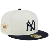 New Era Men's Stone/Navy New York Yankees Retro 59FIFTY Fitted Hat