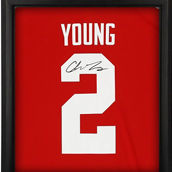 Fanatics Authentic Chase Young Ohio State Buckeyes Autographed Scarlet Game Jersey Shadowbox