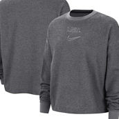 Nike Women's Gray LSU Tigers Yoga Pullover Sweatshirt