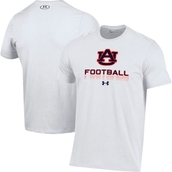 Under Armour Men's White Auburn Tigers Football Fade Performance T-Shirt