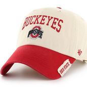 '47 Men's Khaki Ohio State Buckeyes Local Banner Clean Up Adjustable Hat
