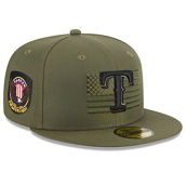 New Era Men's Green Texas Rangers 2023 Armed Forces Day On-Field 59FIFTY Fitted Hat