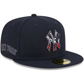 New Era Men's Navy New York Yankees Script Fill 59FIFTY Fitted Hat