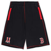 Profile Men's Rafael Devers Black Boston Red Sox Big & Tall Stitched Double-Knit Shorts