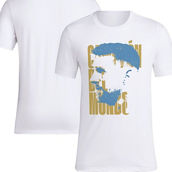 adidas Men's Lionel Messi White Argentina National Team Campeones T-Shirt