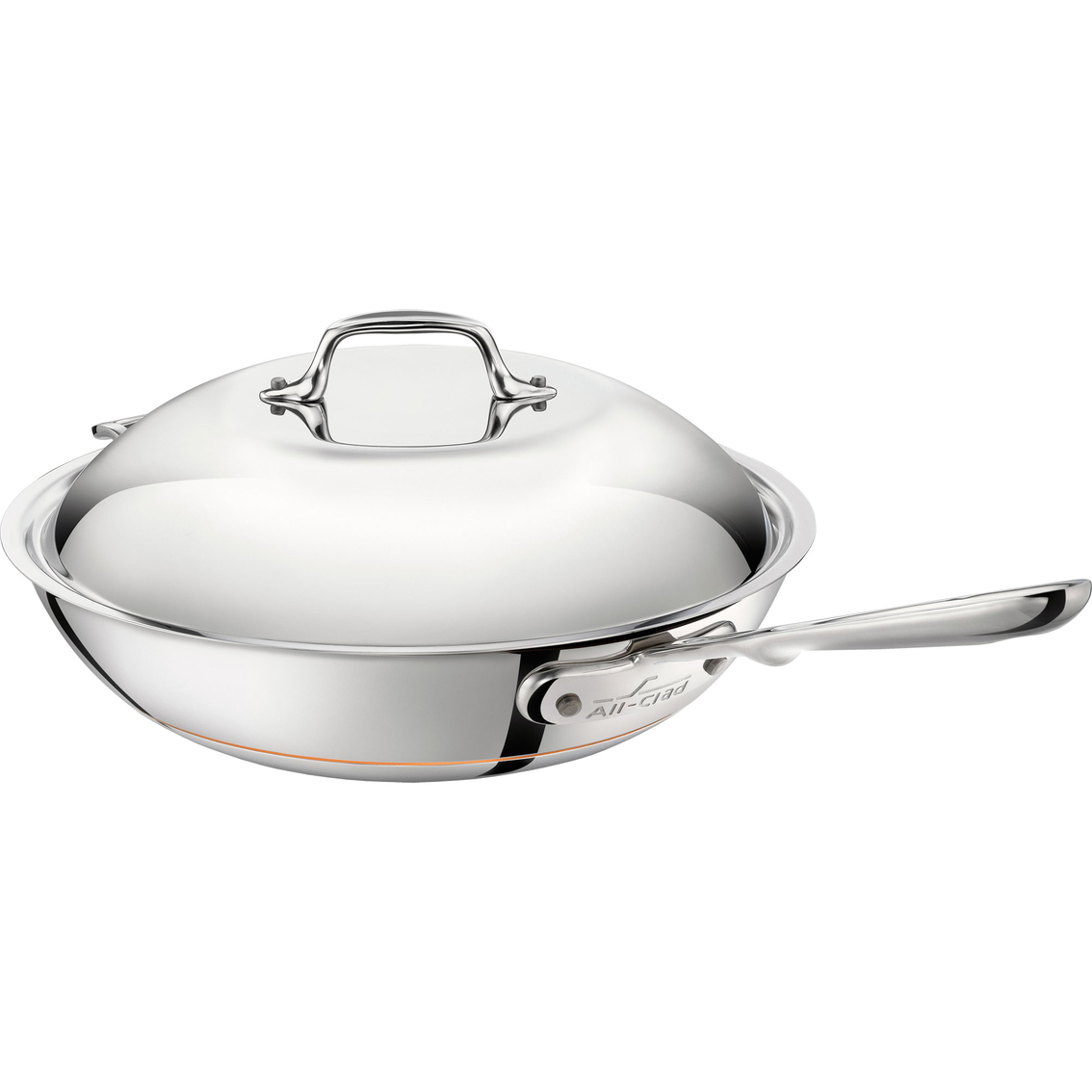All-clad Copper Core 4 Qt. Chef's Pan With Lid, Fry Pans & Skillets, Household