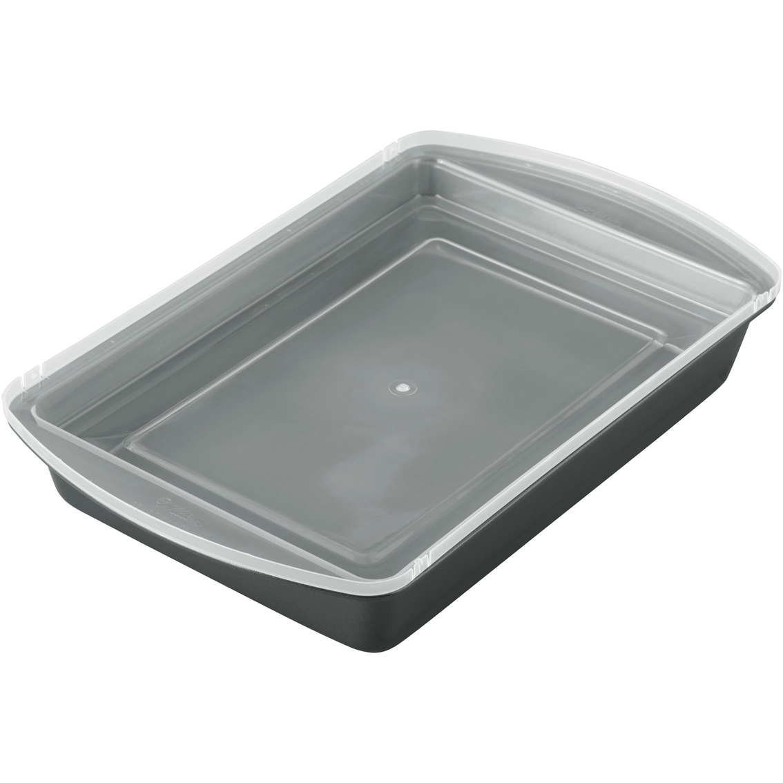 Wilton Perfect Results 13 x 9 Oblong Cake Pan with Cover - Image 3 of 4