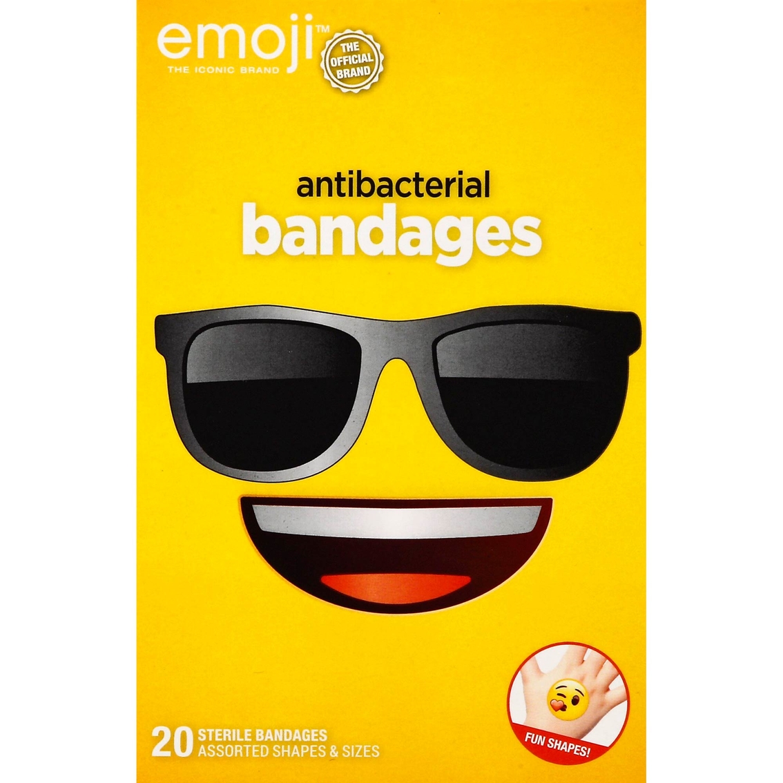 Emoji Antibacterial Bandages 20 ct. - Image 4 of 4