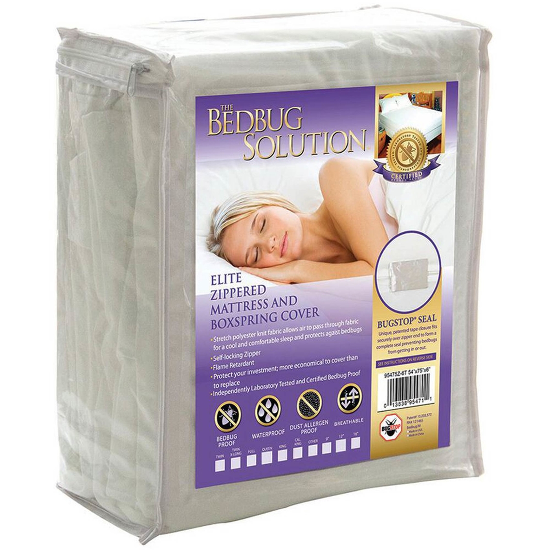 The BedBug Solution Elite 9 in. Mattress Cover - Image 3 of 3
