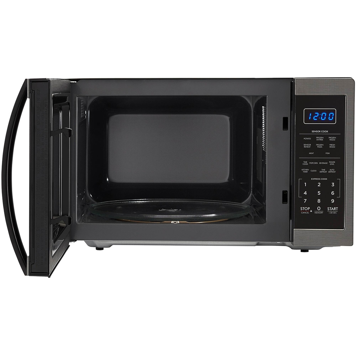 Sharp 1.4 cu. ft. Microwave Oven in Black Stainless Finish - Image 2 of 4