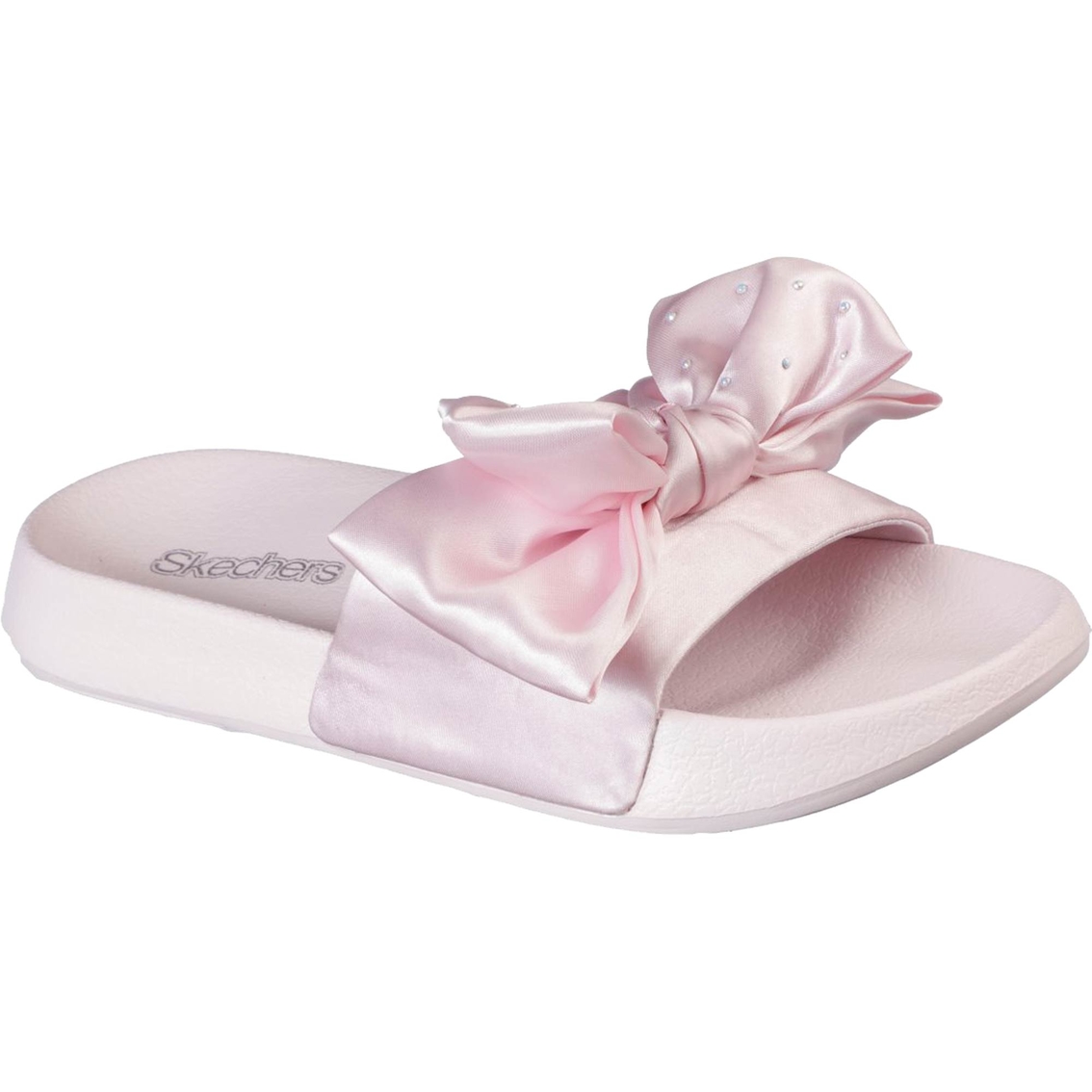 skechers pink bow shoes