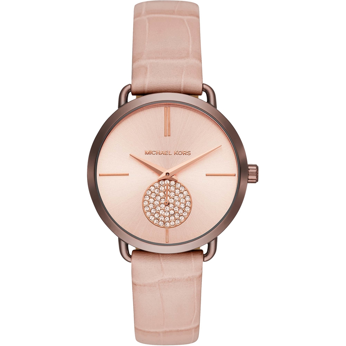 Michael Kors Women's Portia Croco Leather Watch 37mm Mk2721 | Watches ...