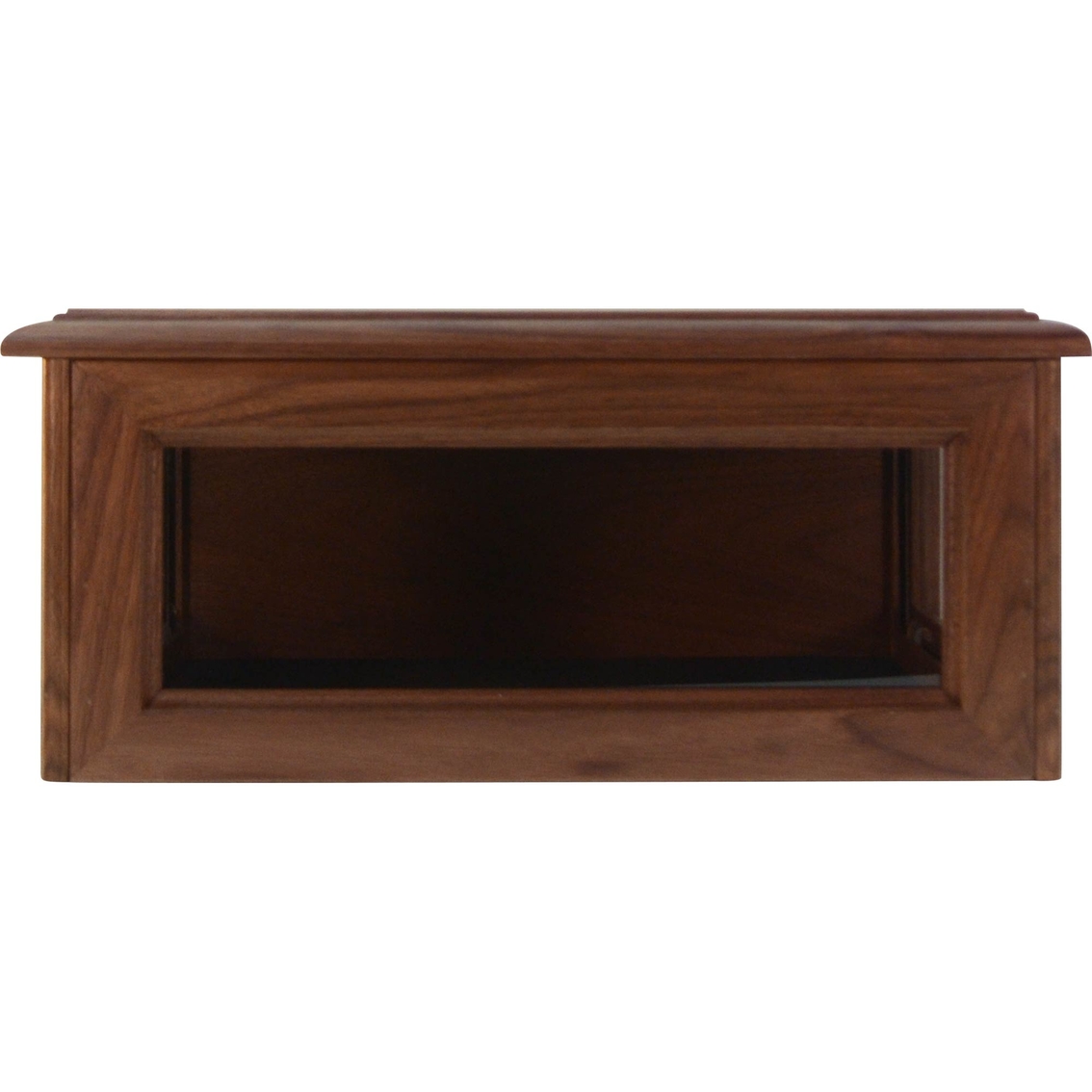 DomEx Hardwoods Hat/Cover Box, Solid Top, Walnut - Image 2 of 3
