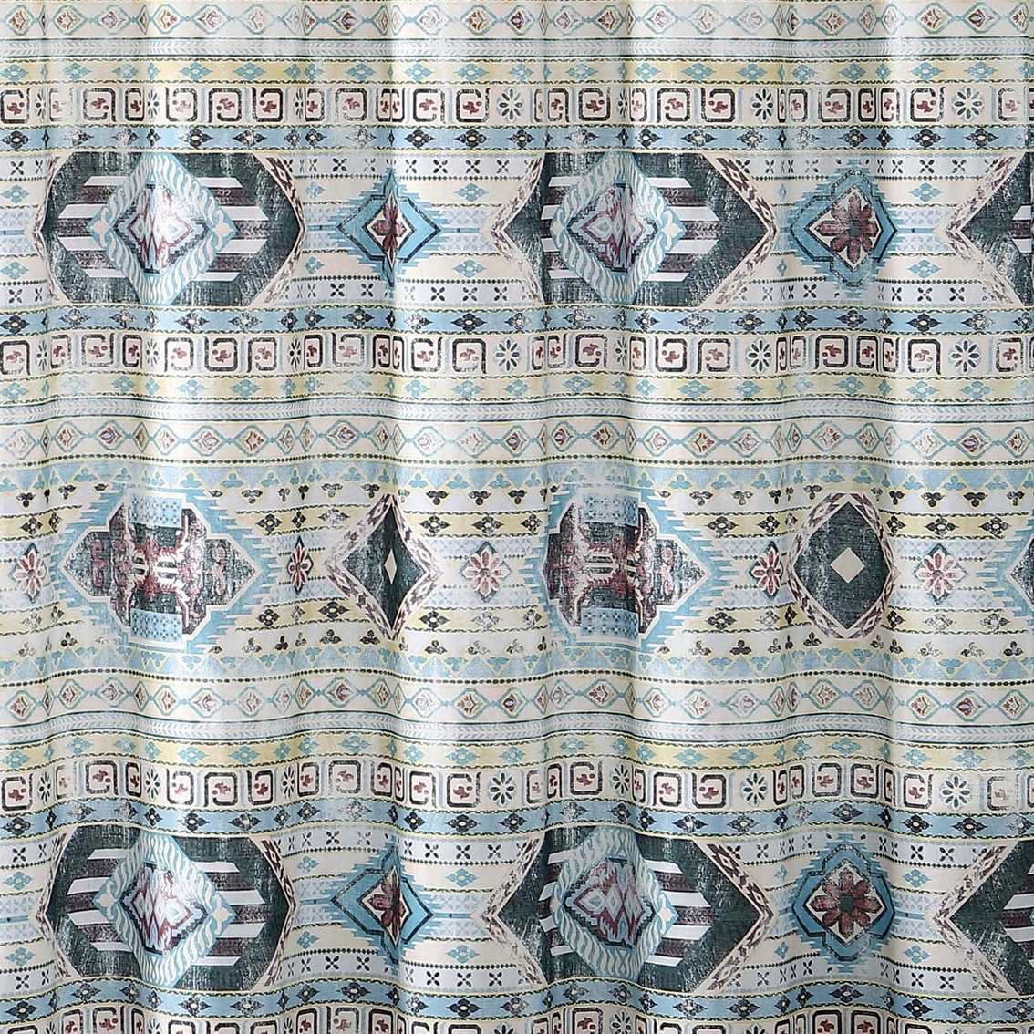 Simone Tribal Shower Curtain - Image 2 of 2