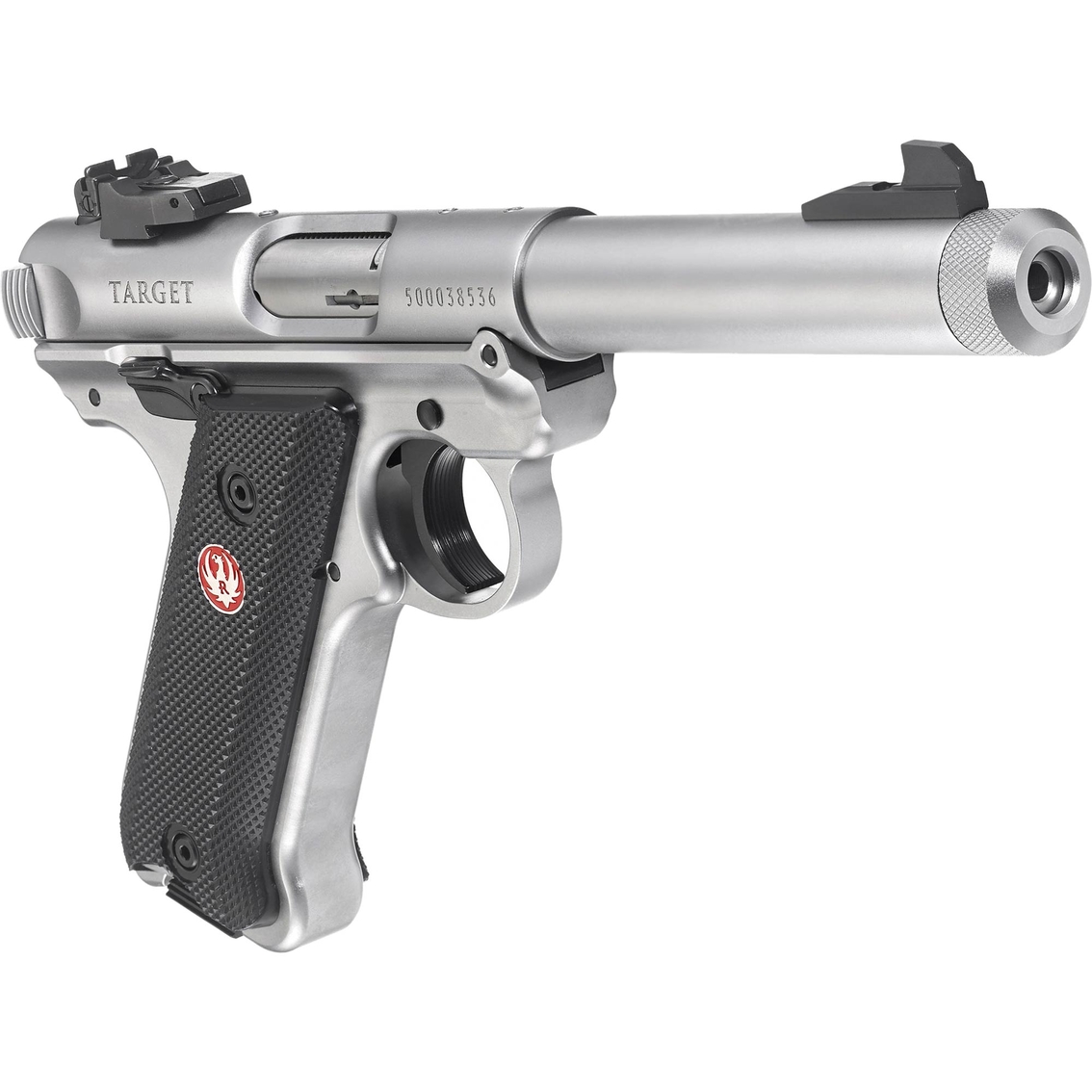 Ruger Mark IV Target 22 LR 5.5 in. Barrel 10 Rnd Pistol Stainless Steel - Image 2 of 2
