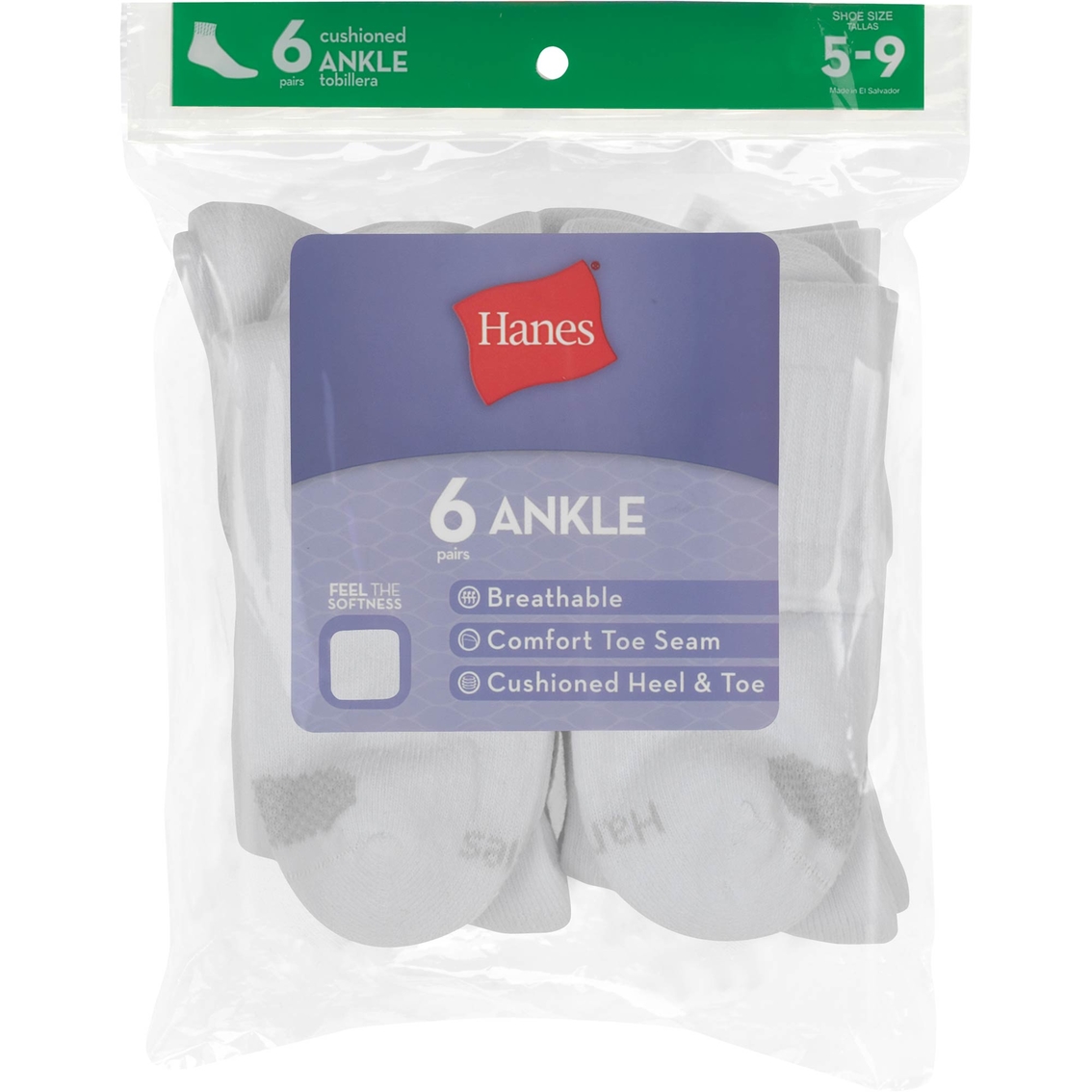 Hanes Red Label Women's Ankle Socks, 6 Pk. | Socks & Tights | Clothing ...