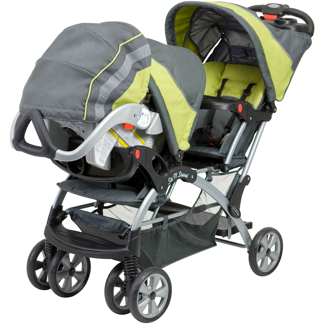 Baby Trend Sit N' Stand Double Stroller Carbon - Image 2 of 3
