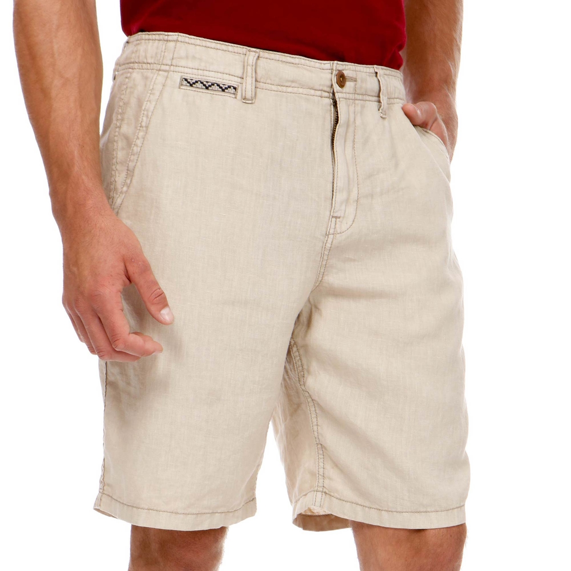 Lucky Brand Laguna Linen Flat Front Shorts, Shorts, Clothing &  Accessories