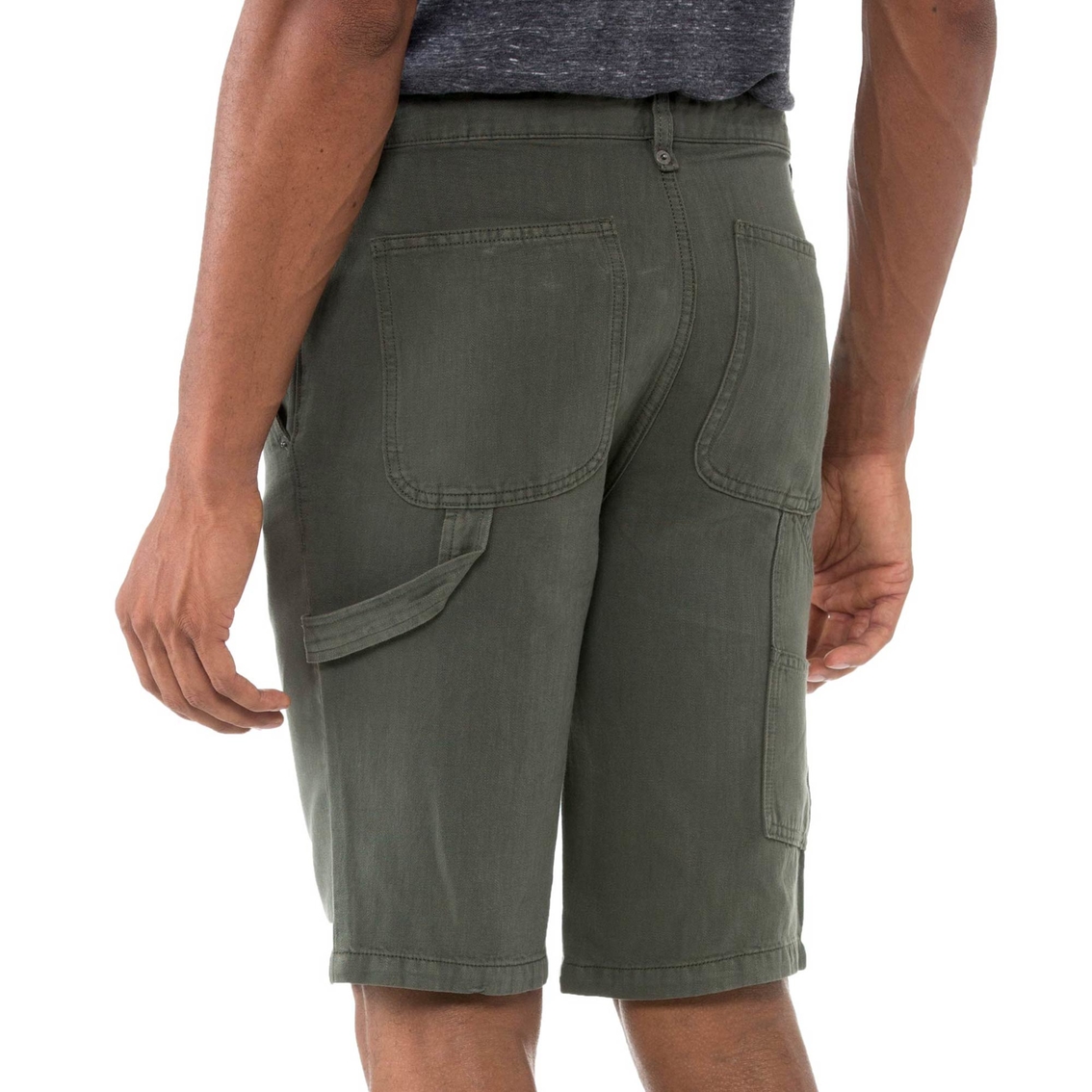 Calvin Klein Jeans Linen Cargo Shorts - Image 2 of 4