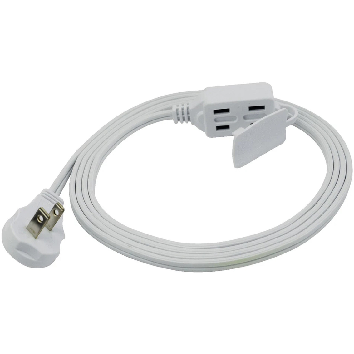 Prime Wire & Cable 7 ft. SnugPlug 3 Outlet Household Extension Cord - Image 2 of 2