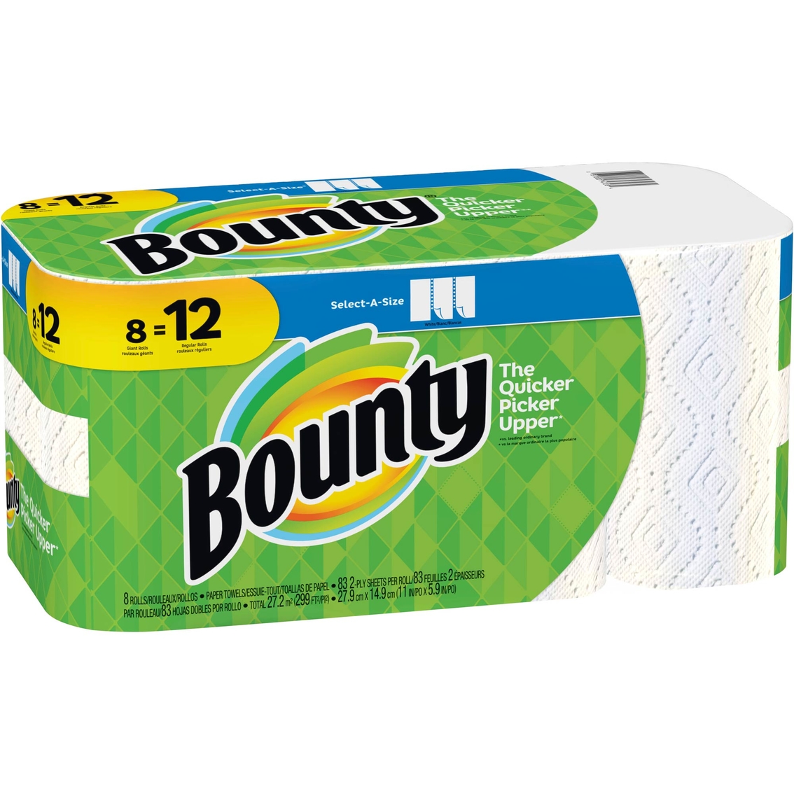 Bounty Prints Giant Paper Towel Rolls 12 ct Pack