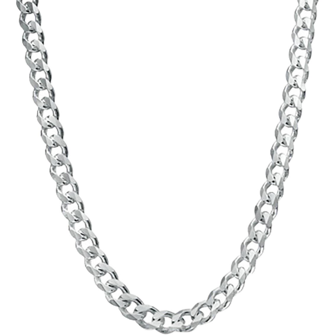 Sterling Silver 200 Gauge Curb Chain Necklace 22 In. | Men's Chains ...
