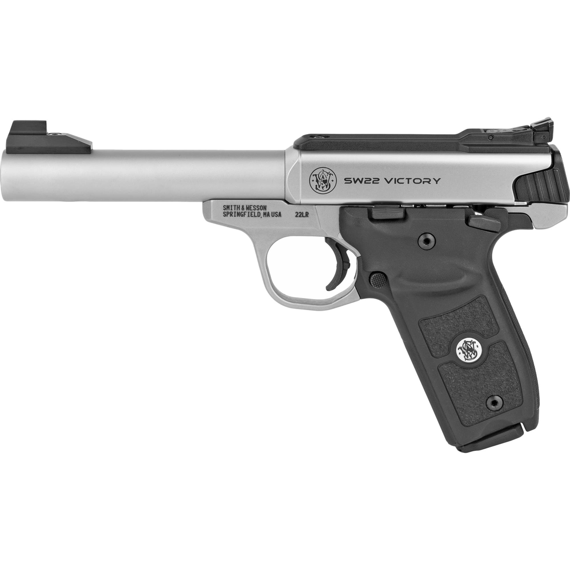 S&W Victory Target 22 LR 5.5 in. Barrel 10 Rds Pistol Stainless Steel - Image 2 of 3