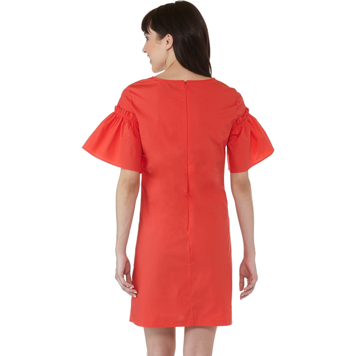 Armani Exchange Cinched Flare Sleeve Short Dress - Image 2 of 4