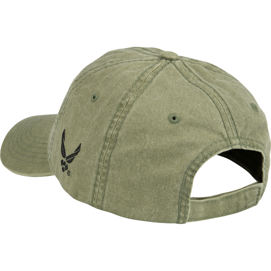 Blync Olive Air Force Washed Twill Flag Cap - Image 3 of 3