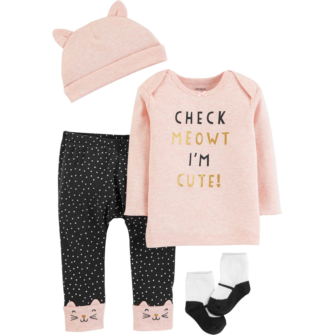 carter's newborn take home outfit girl