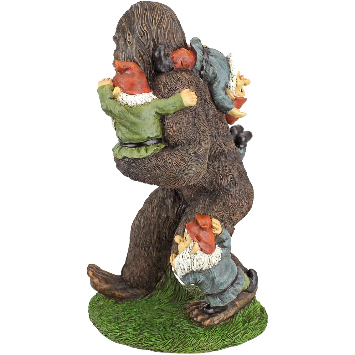 Design Toscano Schlepping the Garden Gnomes Bigfoot Statue - Image 3 of 4