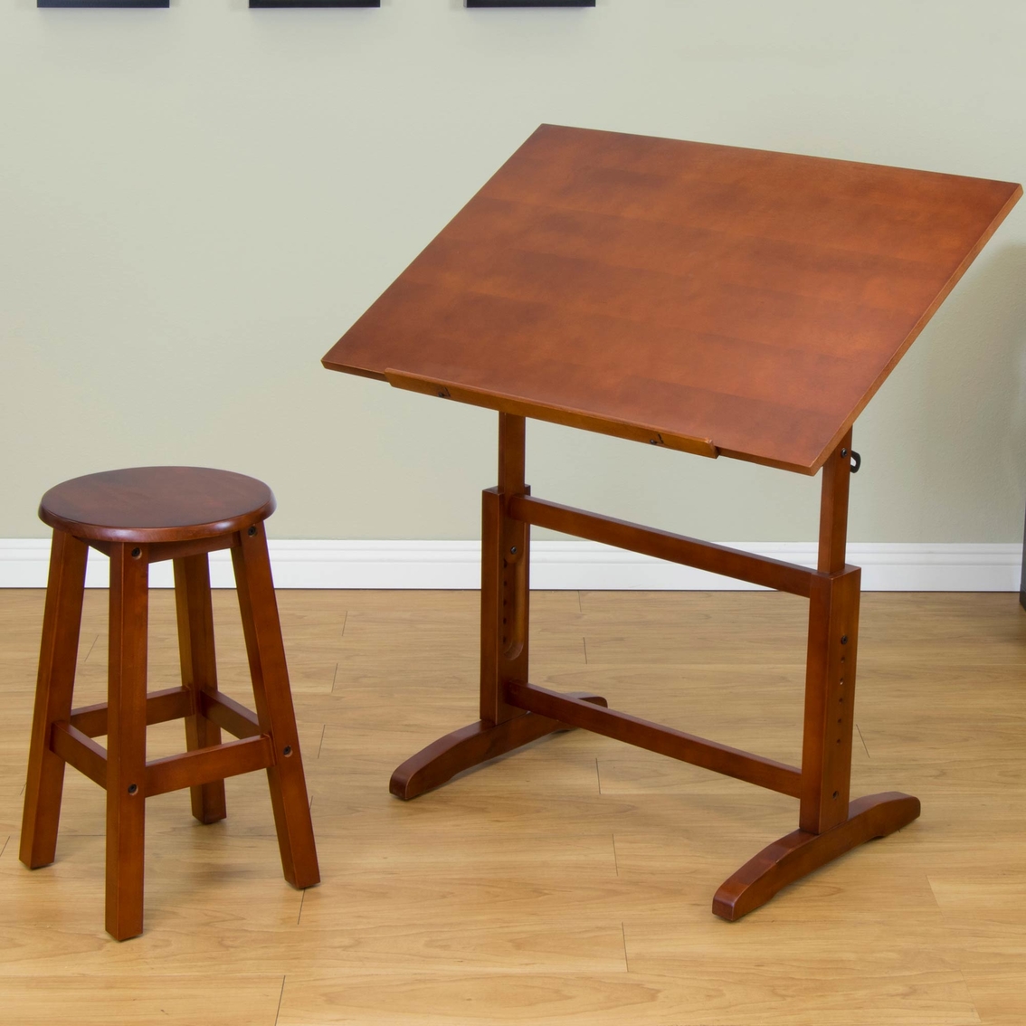 Studio Designs Wood Creative Table and Stool Set - Image 4 of 4