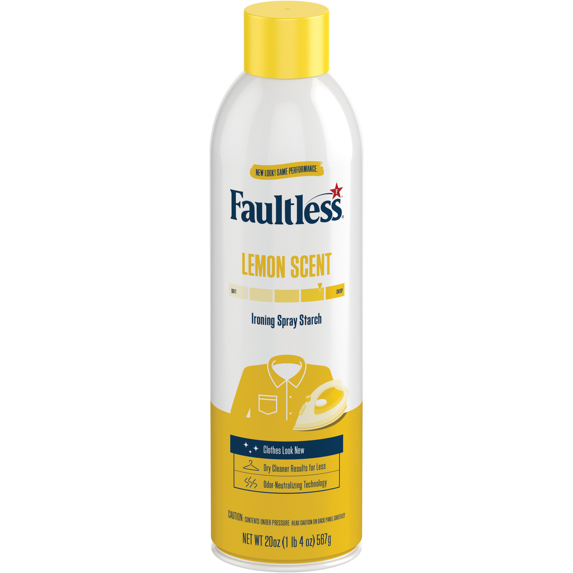 Faultless Lemon Heavy Spray Starch 20 Oz., Other Laundry Care, Household