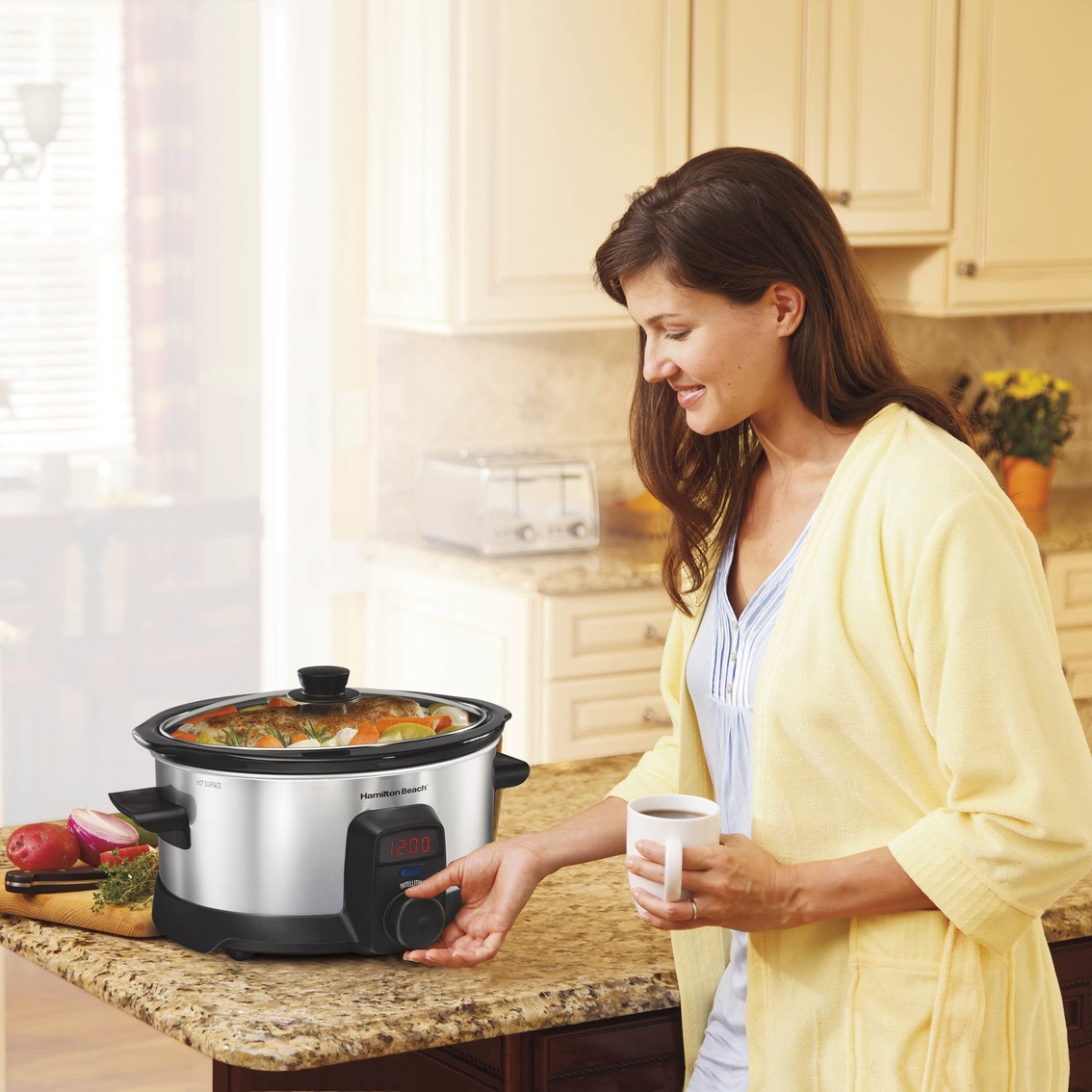 Hamilton Beach Stay Or Go Intellitime 6 Quart Slow Cooker, Atg Archive
