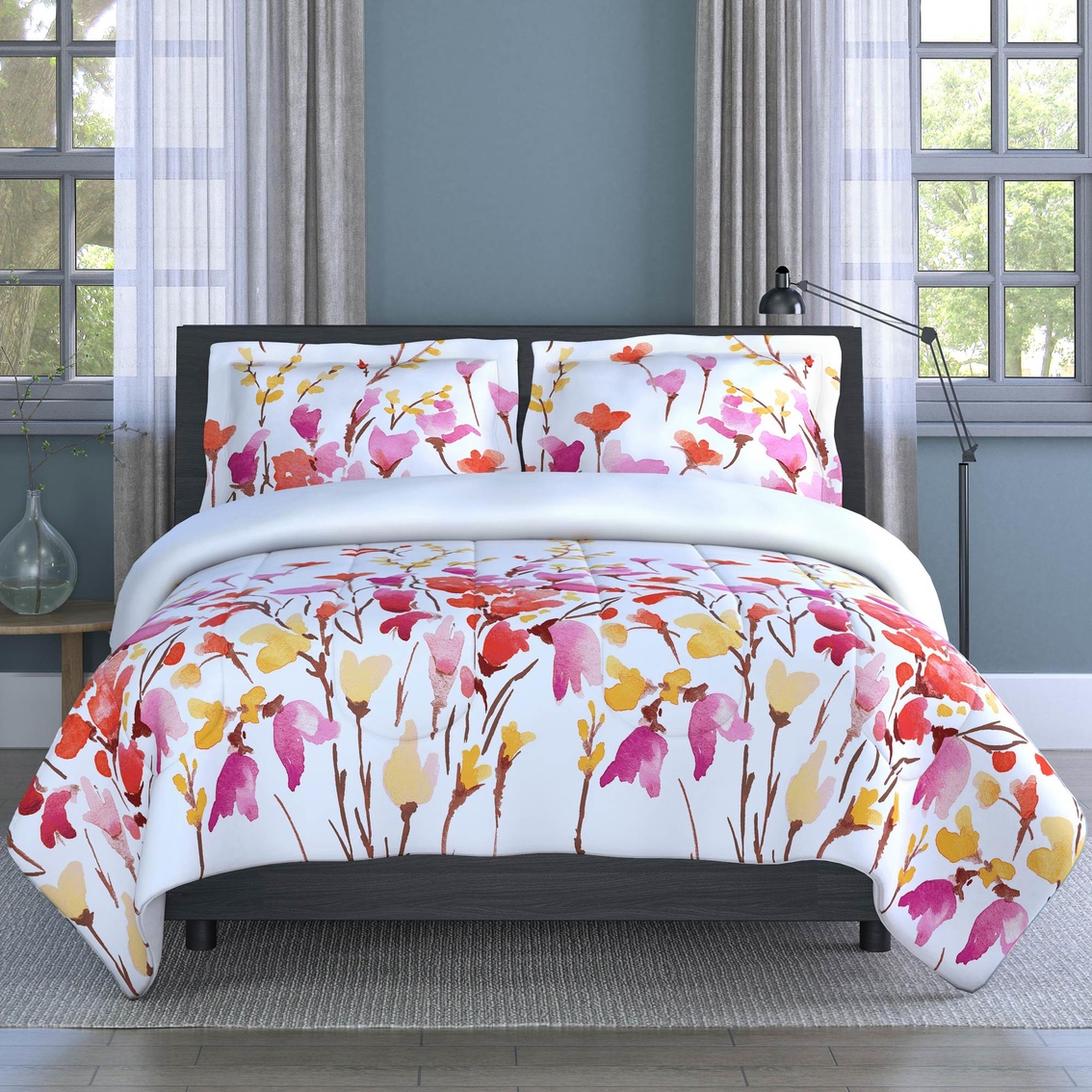 floral comforter sets walmart