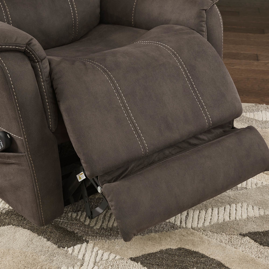 Ashley Ballister Power Lift Recliner with Power Adjusting Headrest - Image 2 of 4
