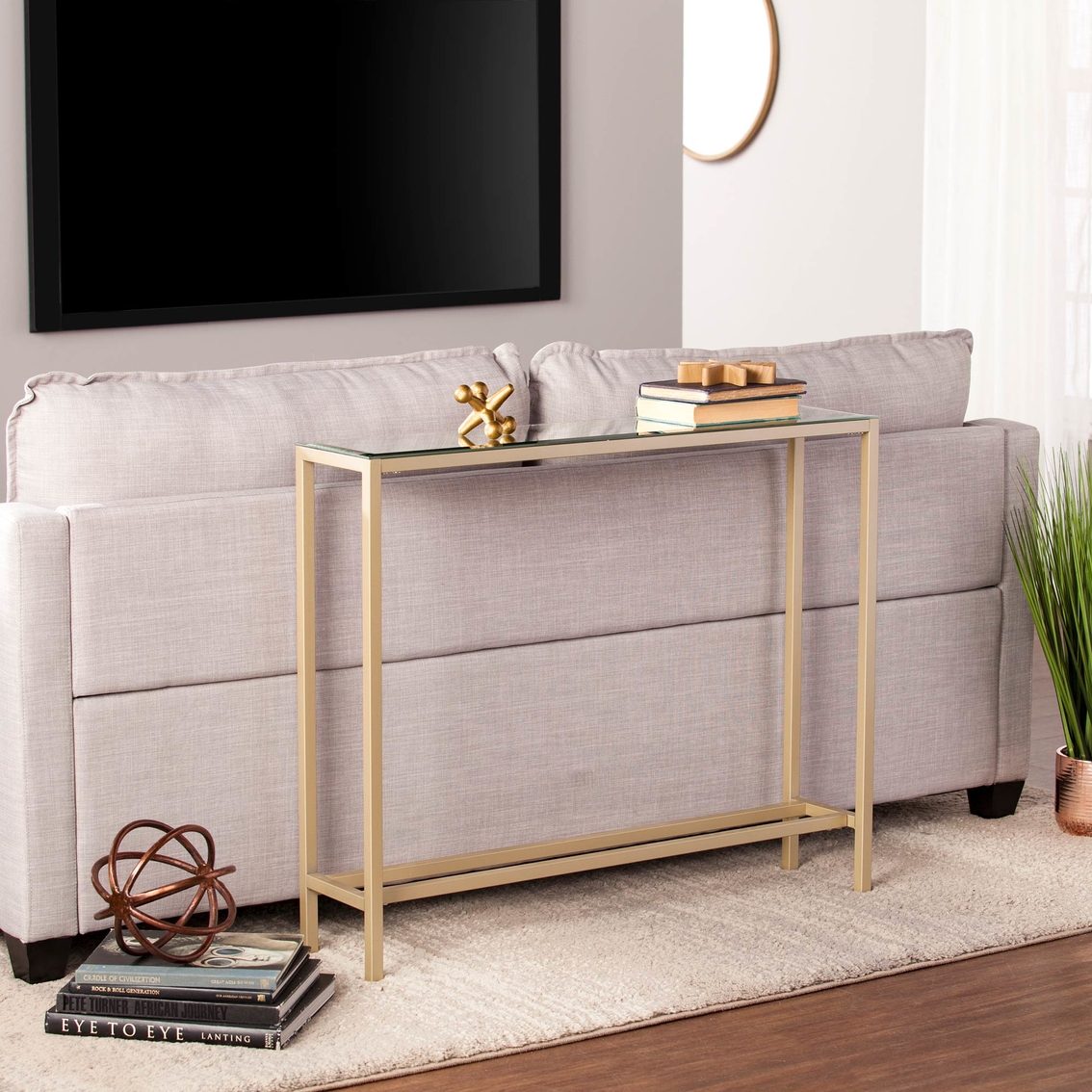 Southern Enterprises Darrin Console Table - Image 4 of 4