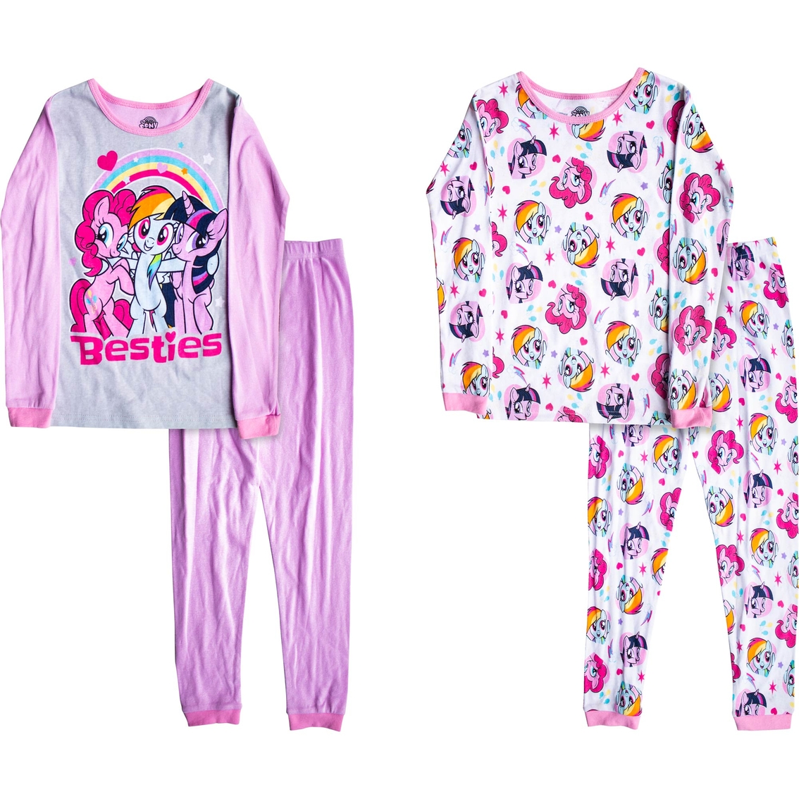 My Little Pony Little Girls Besties 4 Pc. Pajamas Set | Girls 7-16 ...