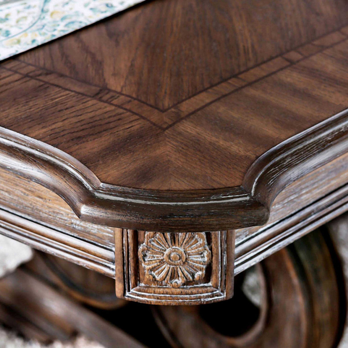 Furniture of America Arcadia Dining Table - Image 3 of 5
