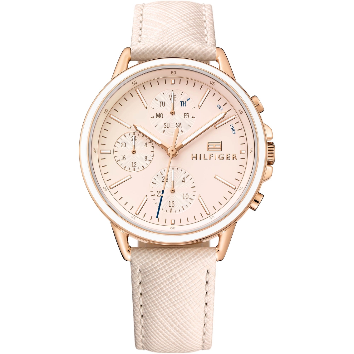 Tommy Hilfiger Women's Carly 40mm Watch | Leather Band | Jewelry & Watches | Shop The Exchange