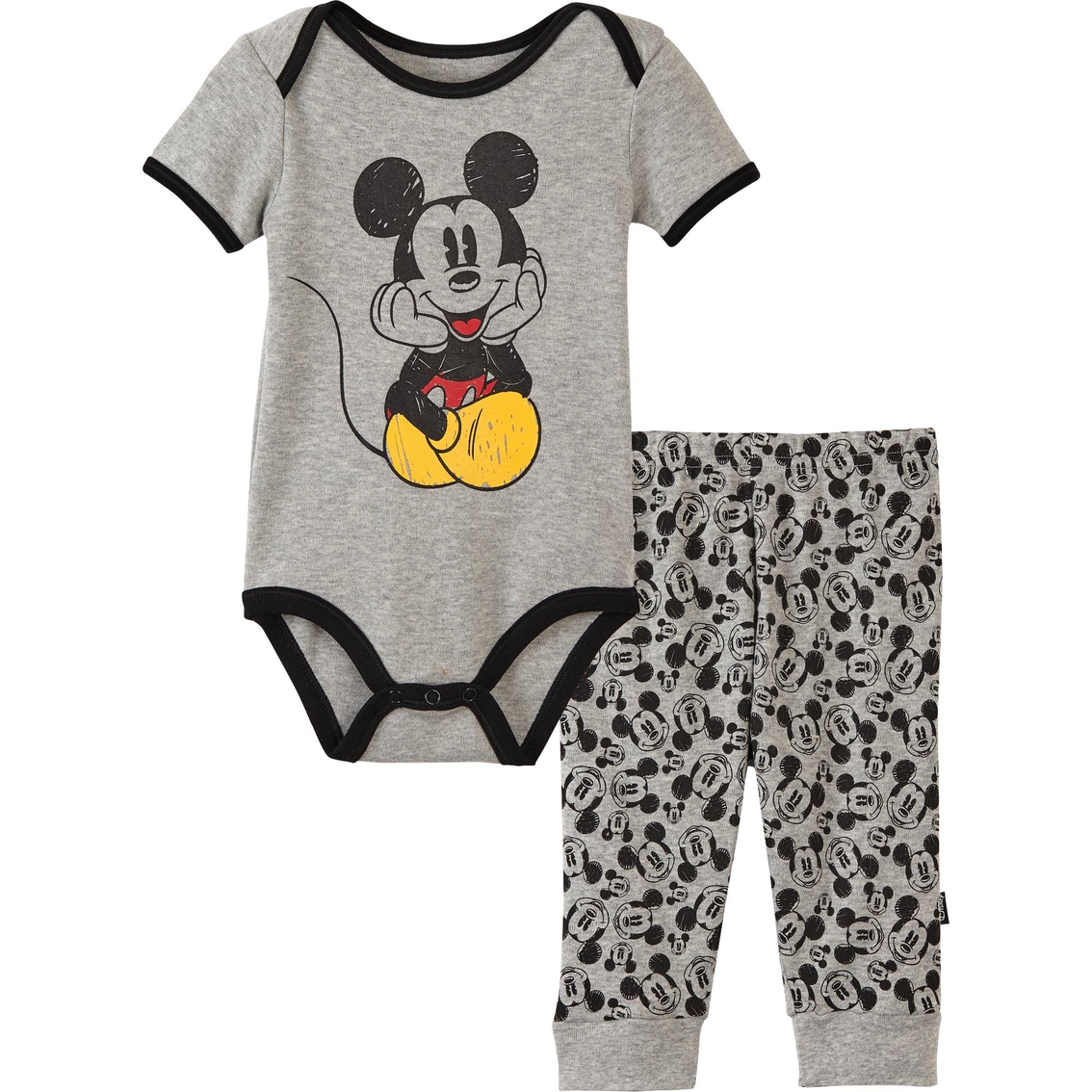Disney Infant Boys 2 Pc. Mickey Mouse Set | Baby Boy 0-24 Months ...