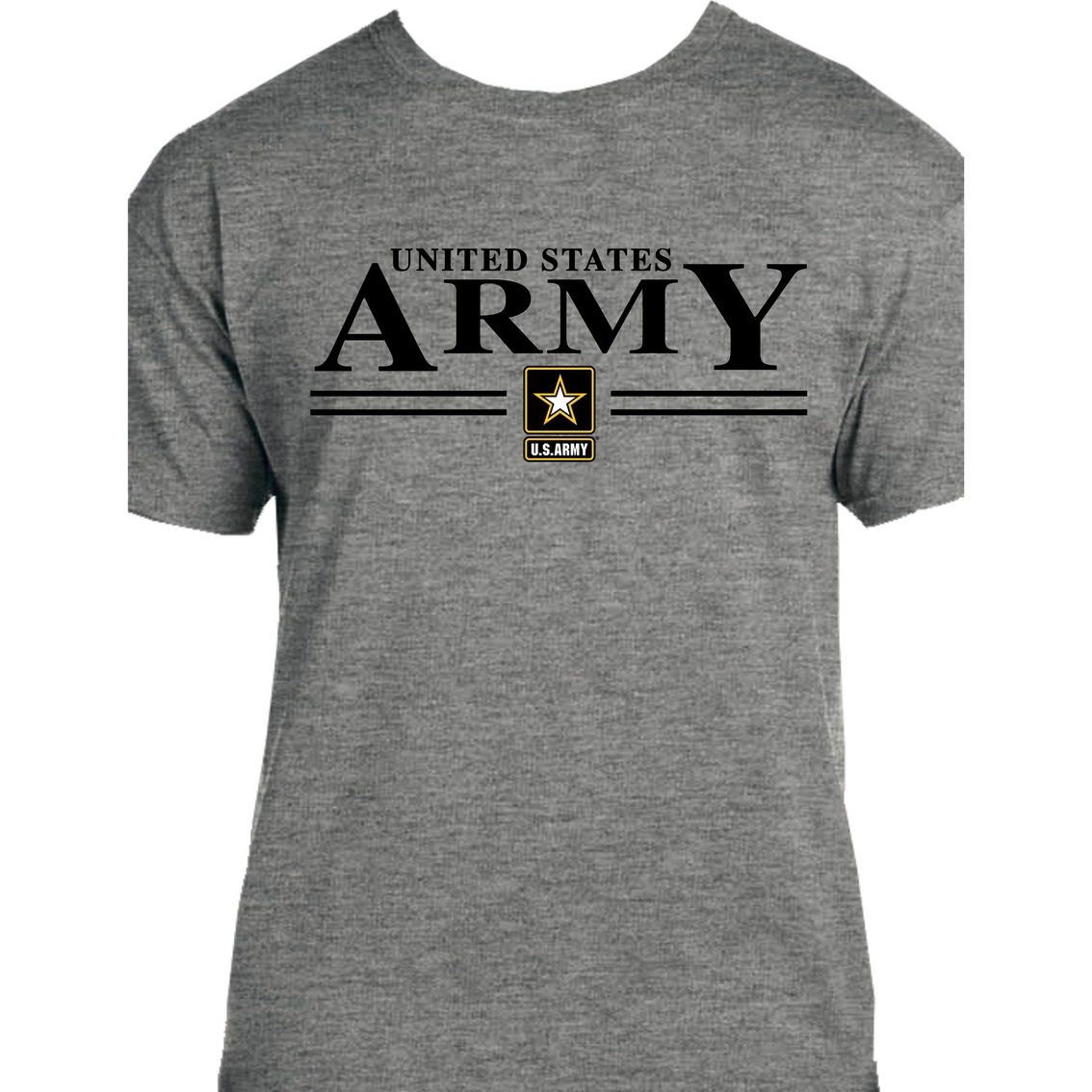 United States Army, Army Star Logo Graphite Heather T Shirt | Clothing ...