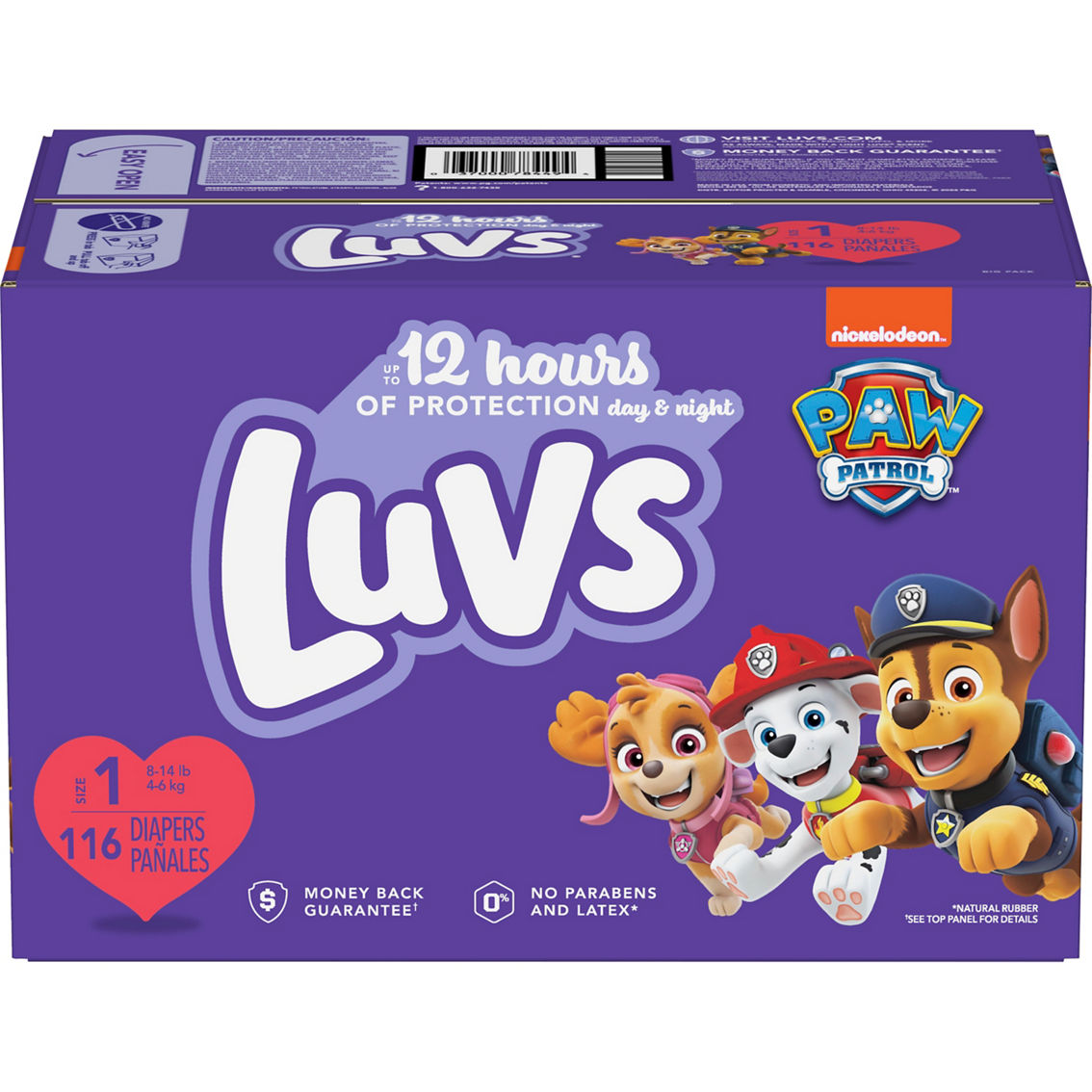 Luvs Luvs Triple leakguards Diapers Size 4 112 Count 112 Count 