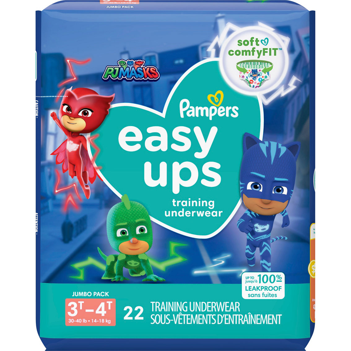 Pampers Boys Easy Ups Training Underwear Size 3t-4t (30-40 Lb.) 66 Ct., Potty Training, Baby & Toys