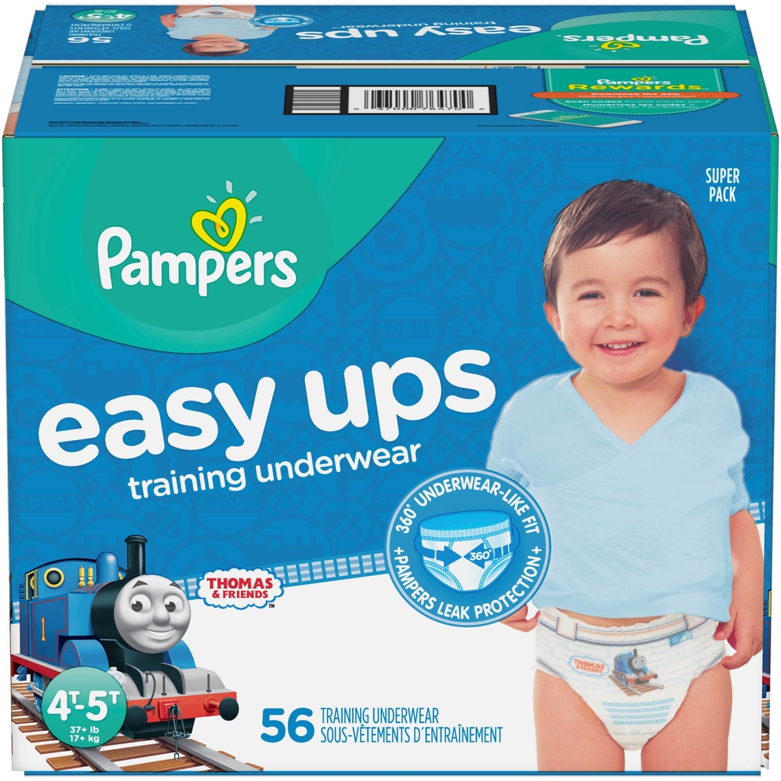 Pampers Boys Easy Ups Training Underwear Size 4t-5t (37+ Lb.), Potty  Training, Baby & Toys