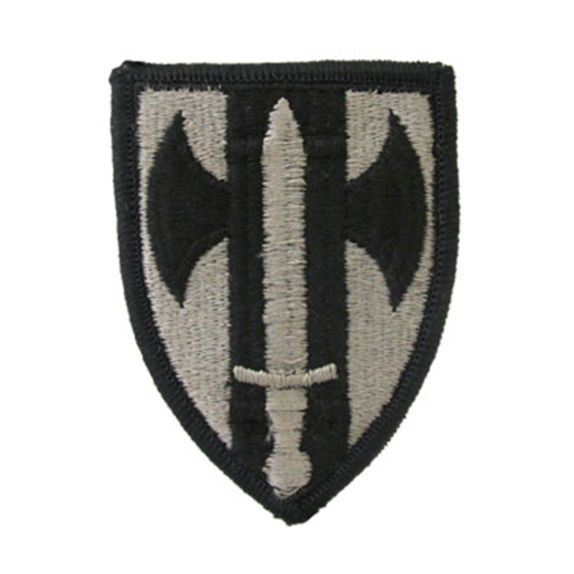 US Army Cut Edge 18th Military Police Brigade  Patch OG-107 Twill Subdued
