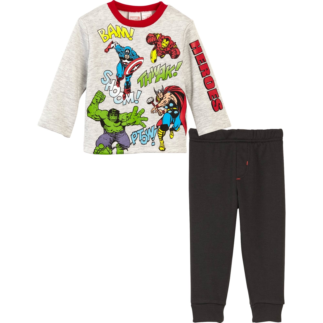 Marvel Toddler Boys Avengers Fleece Jogger Set | Toddler Boys 2t-5t ...