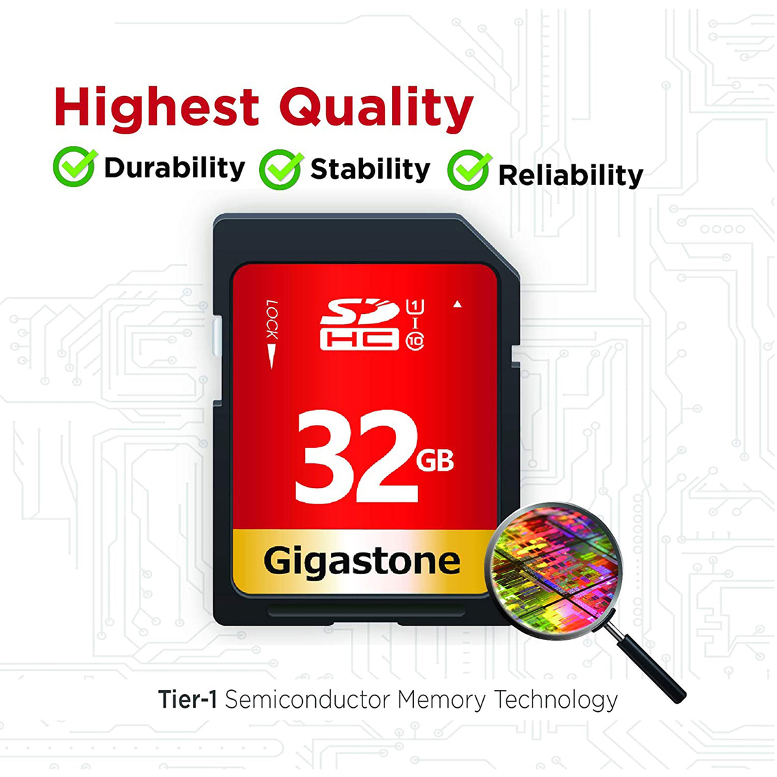 Gigastone Prime Series SDHC Card 32GB Memory Card - Image 2 of 5